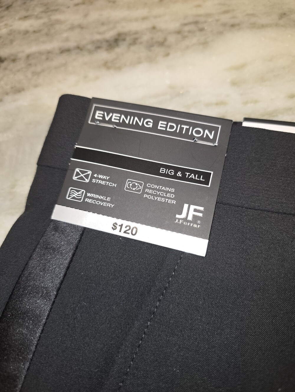 Evening Edition JF J.Ferrar Black Dress Pants